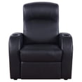 thumbnail image 6 of Newboti Furniture Black Upholstered Recliner with Cup Holder 22880, 6 of 9