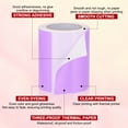thumbnail image 3 of Rectangle Sticker Self-Adhesive Color Coding Labels Thermal Transfer Label Roll for Office Inventory Organize Name Tag Purple, 3 of 7