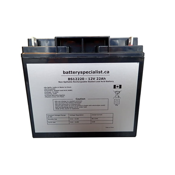 Battery Remplace CB19-12, ES1217, UB12200, LC-RD1217P