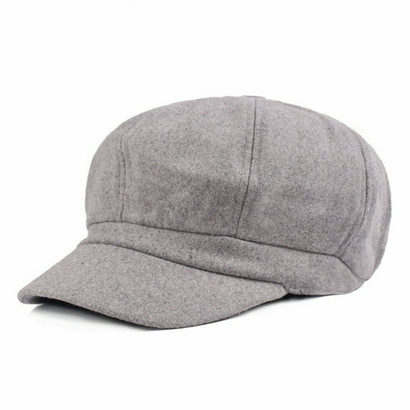 Men Women Solid Color Gatsby Newsboy Hat High Quality Casual Driving Cabbie Hat