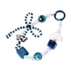 thumbnail image 3 of Correa de teléfono con cuentas Pulsera creativa para teléfono Mochilas Accesorios Correa de muñeca Negro, 3 of 9
