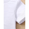 thumbnail image 4 of Happy Easter Graphic Tee for Girls - White Short Sleeve T-Shirt with Colorful Bunny and Flower Design, Casual Round Neck, Polyester, Breathable & Comfortable for Outdoor Activities, Summer Fashion fo, 4 of 6