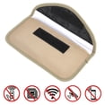 thumbnail image 4 of Bolsa antiradiación de doble capa Bolsa bloqueadora de señal GPS RFID antiseguimiento (Caqui), 4 of 5
