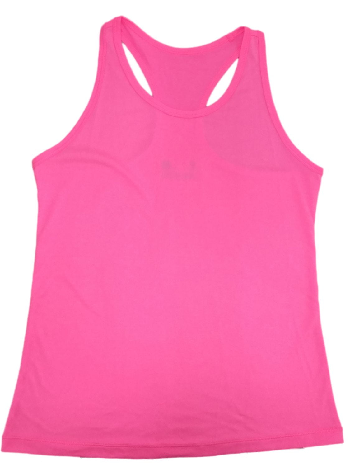 Girls Hot Pink Athletic Tank Top Racerback Tee Shirt X-Large (16 ...
