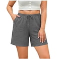 thumbnail image 1 of Diufon Women's Plus Size Shorts Oversize Loose Shorts for Sport Running Drawstring Athletic Shorts with Pockets, 1 of 8