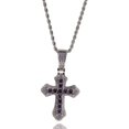 thumbnail image 1 of Collar Con Colgante Cruciforme, Moderno, Negro Y Lúpulo 2ºR, 1 of 5