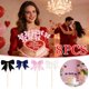 thumbnail image 1 of Decoraciones de moño para cupcakes con moño – Decoraciones de cupcakes rosas con cinta de satén para boda, despedida de soltera, compromiso, despedida de soltera, fiesta de cumpleaños – 24 de, 1 of 6