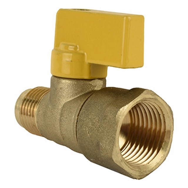llave de control recta para gas de 1/2 x 3/8 de pu