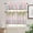 Pink Blue Green, variant on Kitchen Curtains Set, Spring Easter Kitchen Curtains and Valances Set, Gray Plaid Floral Botanical Easter Eggs Rod Pocket Tier Curtains 24 Inch Length for Cafe/Bedroom Windows