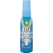 Air Wick VIP Pre-Poop Toilet Spray, 1.85oz, Frosty Tycoon Scent, Up to 100 Uses, Travel size, Contains Essential Oils
