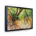 thumbnail image 3 of Designart 'Little Road in Deep Forest ' Traditional Framed Canvas Wall Art Print, 3 of 5
