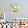 thumbnail image 2 of Cute Cartoon Snake Colorful Kids wall Design Wall Art Sticker Designs Vinyl Stickers For Home House Walls Rooms Windows Bedroom Decoration Size (28x28 inch), 2 of 3