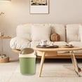 thumbnail image 7 of Kitchen Trash Can, Step-On Garbage Can with Lid, Tall Kitchen & Bathroom Trash Can, Small Office Waste Bin, Green - Xuniizn, 7 of 7