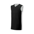 thumbnail image 2 of A4 Reversible Moisture Management Muscle For Men in Black/White | N2320, 2 of 2