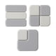 thumbnail image 2 of 3 protectores de pared para puerta, tope de puerta, pegatinas silenciosas, almohadilla protectora de pared simple Gris, 2 of 9