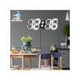 thumbnail image 4 of COVERY 3D LED Alarm Clock, Teen Wall Clock - Remote Control, Auto Brightness - Perfect for Living Room, Bedroom and Office - Corded Electric - 15 inch, 4 of 5