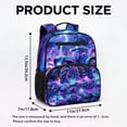 thumbnail image 7 of Uorisanigo Kids Backpack for Toddler Boys Preschool, Mini Lightweight Galaxy Monster Truck Schoolbag with Adjustable Straps, Casual Daypack for Camping Daily Use, 7 of 7