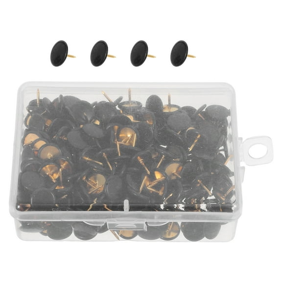 WHAMVOX 1 Box Thumbtacks for Wall Flat Round Head Pushpins Decorative Cork Board Pins Plastic Thumbtacks Bulletin Board Thumbtacks for DIY Craft