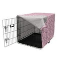 thumbnail image 3 of Cupcakes Dog Crate Cover, Pastry Arrangement Muffins and Macaroon Cookies, Easy to Use Pet Kennel Cover Small Dogs Puppies Kittens, 7 Sizes, Pink Multicolor, by Ambesonne, 3 of 6