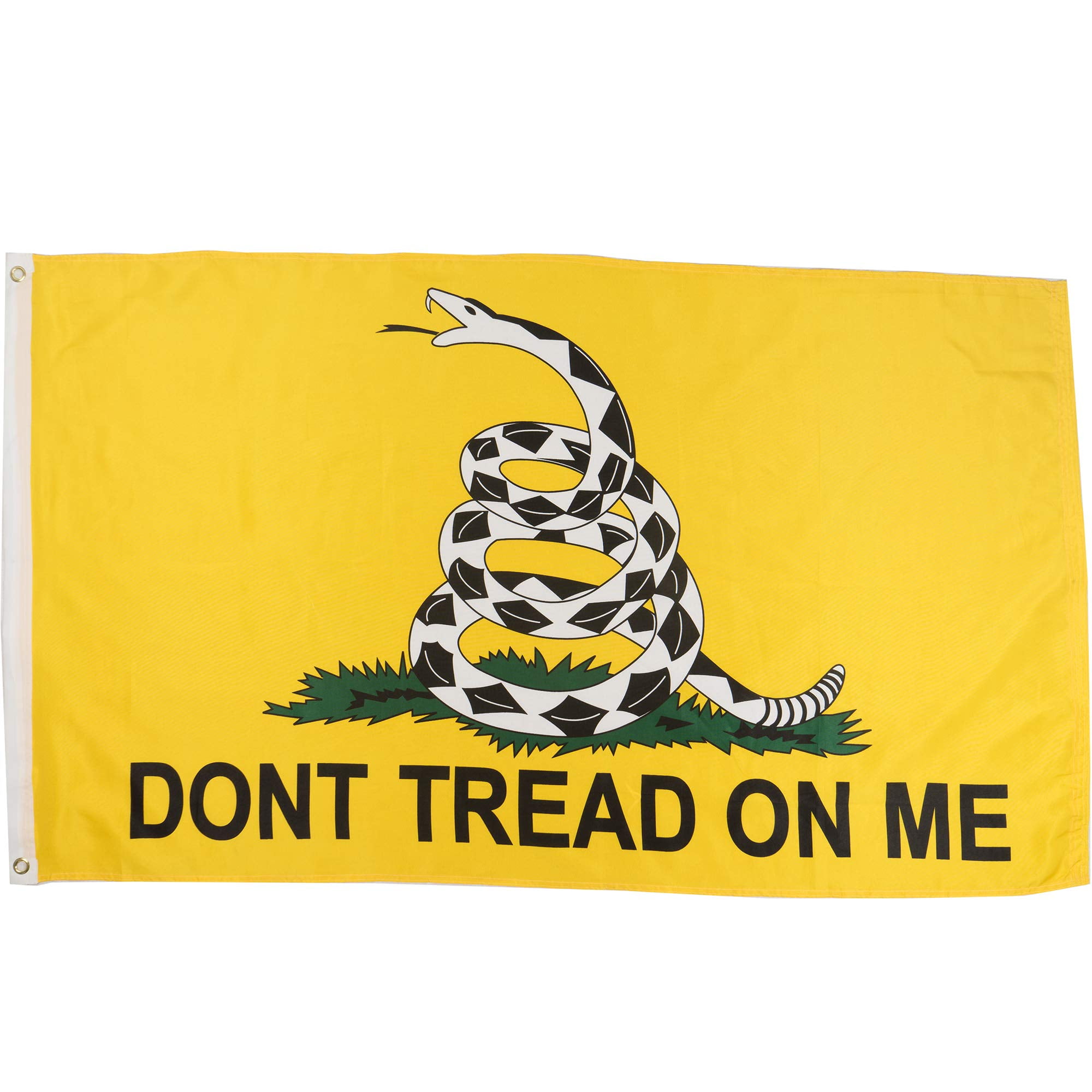 Don't Tread on Me 3x5 Gadsen Flag Gadsden Tea Party Yellow Polyester 