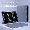 thumbnail image 2 of KOMI Nouvel Étui iPad Pro 13 Pouces M4 (Modèle 2024, 7e Génération) avec Porte-Crayon, Étui Intelligent pour iPad [Compatible avec Pencil Pro et Pencil (USB-C)], Prend en Charge Touch ID et l'Activation/désactivation Automatique, 2 of 5