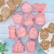 thumbnail image 3 of 8/10 Uds. Molde para galletas Sugarcraft molde para hornear utensilios de cocina para hornear decoración de fiesta de año nuevo Hugtrwg Para estrenar, 3 of 9