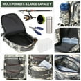 thumbnail image 3 of Bag Fishing Tackle Backpack With 4 Trays Storage Bag Outdoor Shoulder Backpack Water-Resistant Fishing Gear Bags With 4 Tackle Box Fishing Gear Bag, 3 of 7