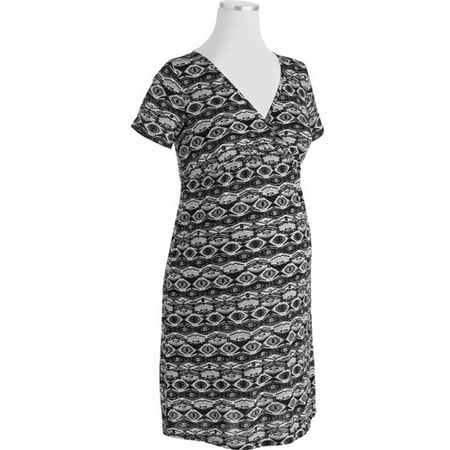 Maternity Knit Surplice Dress