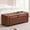 Leather-Brown, variant on 43" Storage Ottoman Bench,Upholstered Tufted Bench for Living Room Bedroom Entryway,Linen, Faux Leather Black