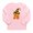 Petal Pink, variant on - Halloween Letter N Witch Monogram Long Sleeve Infa - Long Sleeve Infant T-Shirt