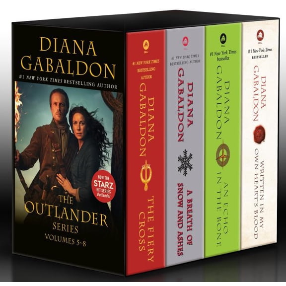 Pre-Owned Outlander Volumes 5-8 (4-Book Boxed Set): The Fiery Cross, a Breath of Snow and Ashes, an Echo in the Bone, Written in My Own Heart's Blood (Mass Market Paperback) 0593498046 9780593498040