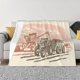 thumbnail image 1 of Balery Combine harvester working with tractor Manta de Franela con Dibujo, Lujo Ultra Suave y Cálido, Antipelusa y Resistente a las Arrugas para Cama, Sofá, Camping -40"x30", 1 of 6