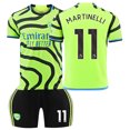 thumbnail image 1 of 2324 Arsenal away green shirt set, 1 of 2