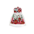 thumbnail image 1 of IH Casa Decor Tie Serviette À Main Fierté Rouge Floral - Ensemble De 2, 1 of 2