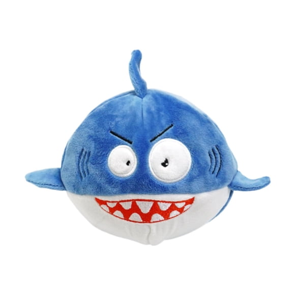 Juguete chirriante para perros, peluche suave de dibujos animados, juguetes de enriquecimiento, juguete de peluche para perros, juguete para buscar tiburón