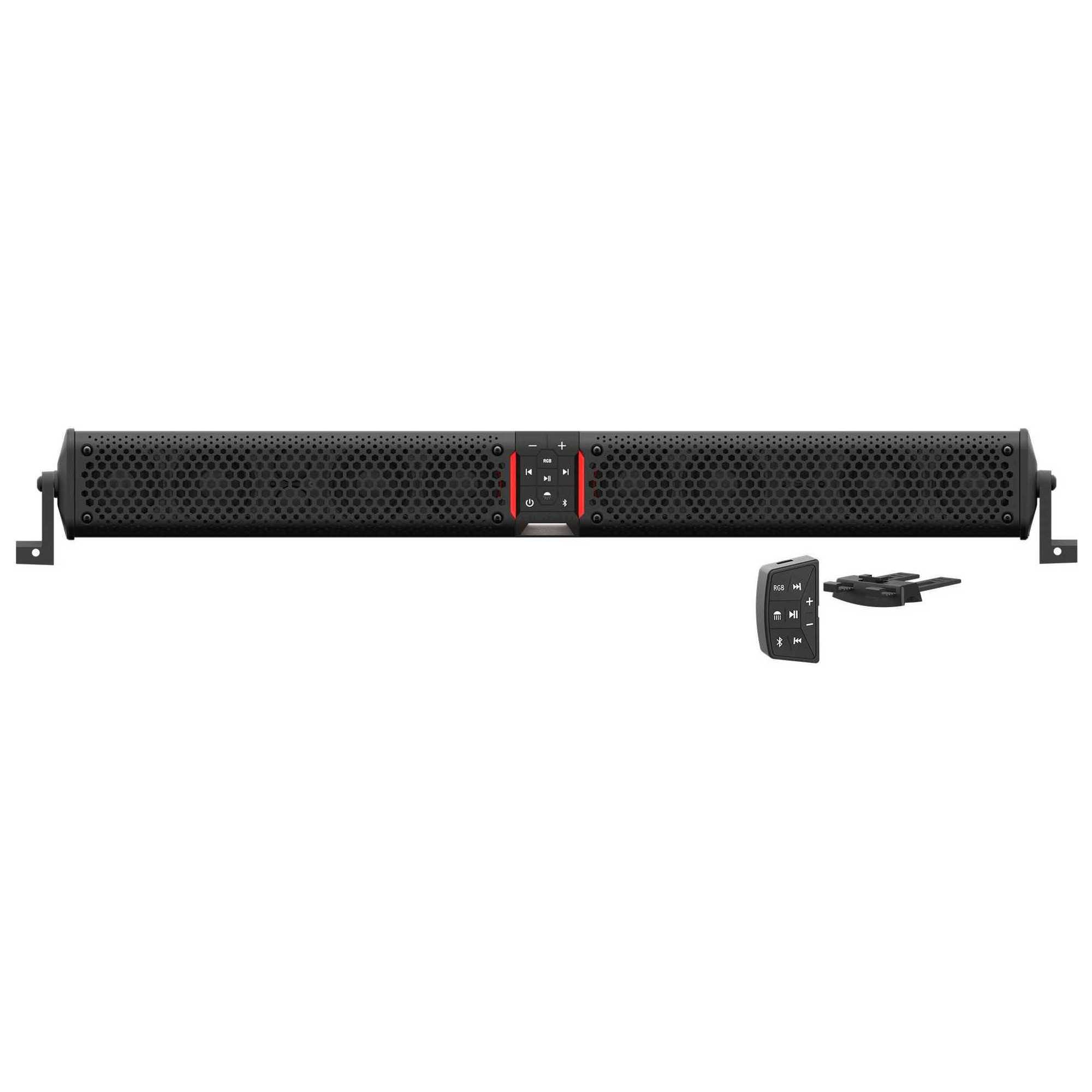 Wet Sounds Bluetooth Built-in Amplifier 33.74" Sound Bar, Black