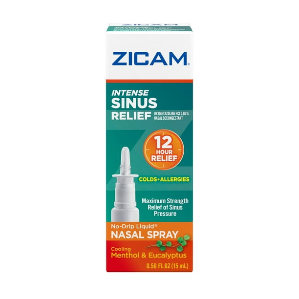 Zicam Intense Sinus Relief NoDrip Relief Nasal Spray with Cooling