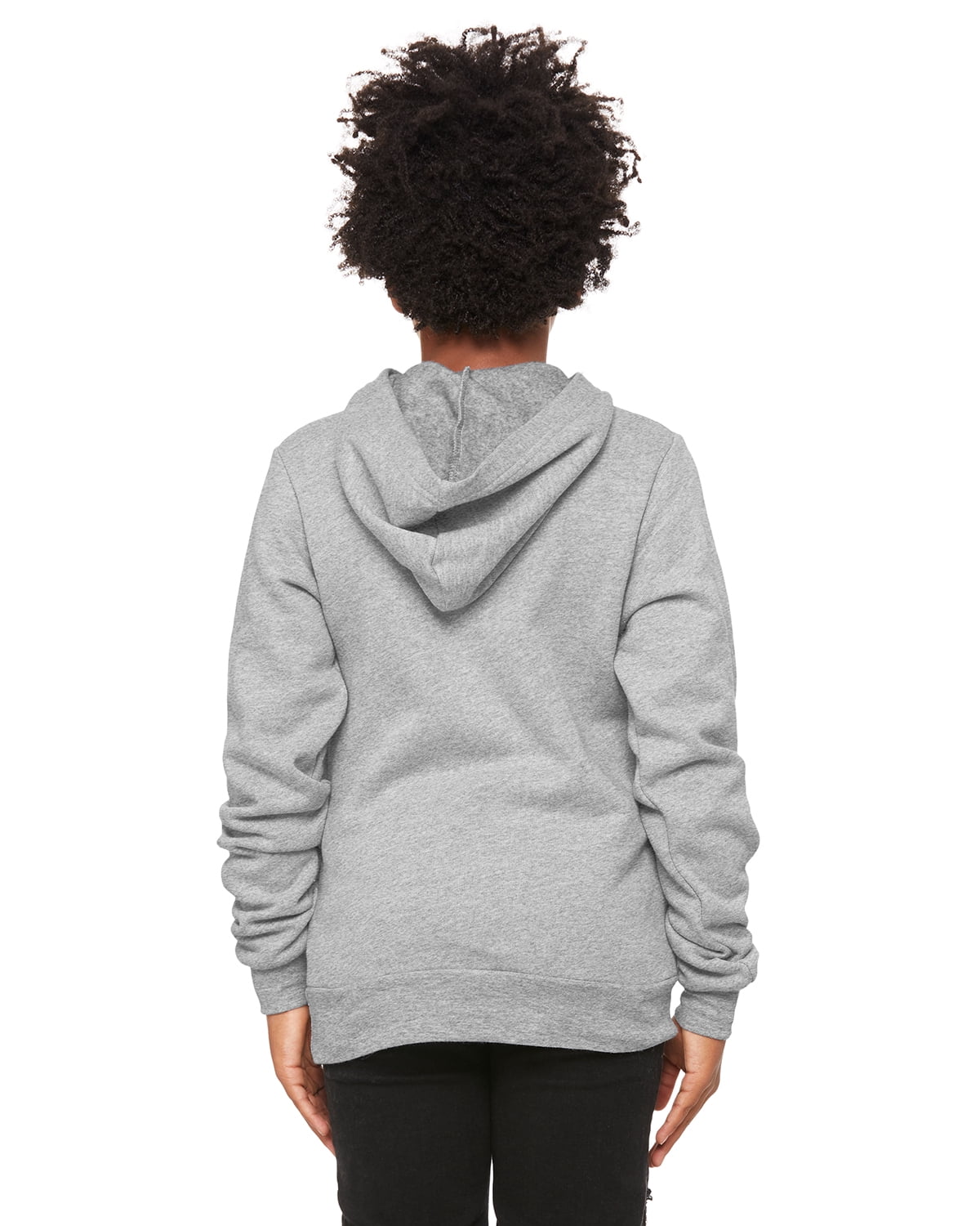 Bella + Canvas Youth Sponge Fleece Pullover Hooded Sweatshirt - 3719Y -  Walmart.com