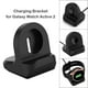 thumbnail image 4 of Soporte de cargador de reloj inteligente de silicona para Samsung Galaxy Watch Active 2 (negro), 4 of 9