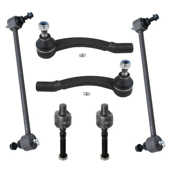 Detroit Axle - Front Tie Rods Sway Bars Replacement for Volvo 850 C70 S70 V70 - 6pc Set