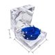 thumbnail image 2 of Rosa preservada LANNMXG en mini caja de anillo transparente azul, 2 of 5