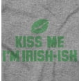 thumbnail image 2 of Funny St Patricks Kiss Me Not Irish Women's Plus Size Graphic Tee Brisco Brands 2X, 2 of 3