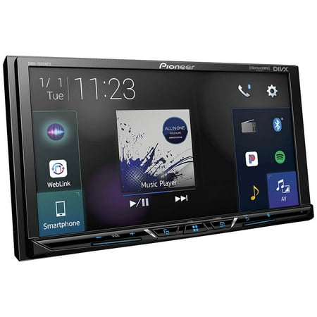 Pioneer - 7" Android Auto™ and Apple CarPlay® Bluetooth® Digital Media (DM) Receiver - Black