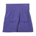 thumbnail image 2 of Gibobby Pantalones De Casuales Para Mujer Pantalones cortos de algodón para mujer, cintura alta elástica, plisados, con volantes, lindos, para la playa, informales, fluidos(Azul, L), 2 of 4