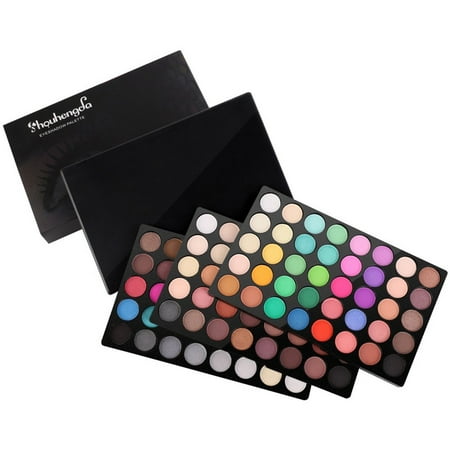 Nude Shimmer - 120 Colors Makeup Eyeshadow Palette Natural Nude Matte Shimmer Glitter Pigment Eye Shadow Pallete Waterproof Smokey Professional Cosmetic Beauty Kit Set