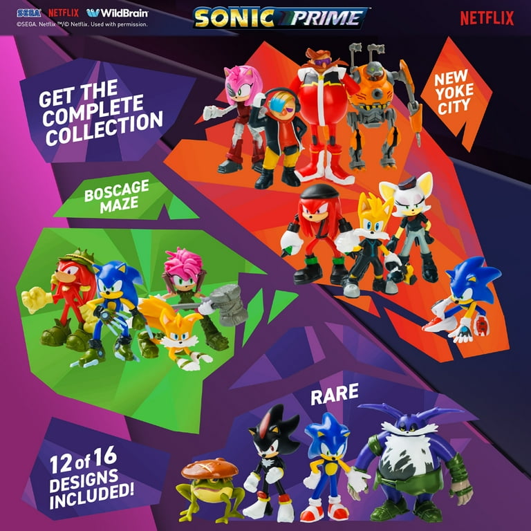 Sonic Prime: Deluxe Box A - 12 Pack Collectible Figures - 2.5