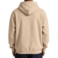 thumbnail image 7 of UDAUDU Mens Casual Hooded Collar Drawstring Hoodies Pullover Sweatshirts Fall Winter Long Sleeve Pullover Shirts Khaki S, 7 of 7
