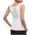 thumbnail image 4 of AherBiu Yoga Tank Tops for Women Mesh Sheer Back Crewneck Lightweight Quick-Dry Summer Workout Shirts, 4 of 9