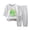 Green, variant on Ulanda Cotton 2 Piece Pajamas Boys Long Sleeve Sets Toddler Boys Pjs Kids Sleepwear Sets (Blue, 1-2 Years)
