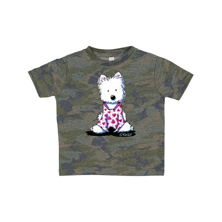 

Inktastic Valentine PJs Westie Gift Toddler Boy or Toddler Girl T-Shirt